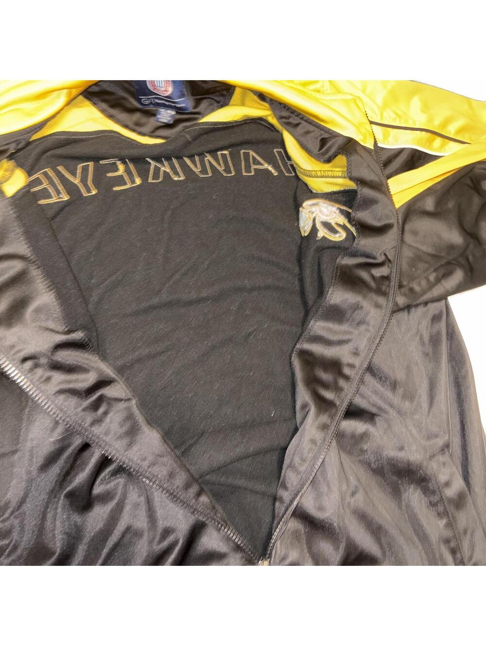 Iowa Hawkeyes GIII Carl Banks NCAA Full Zip Track Jacket Mens XL College Varsity - Picture 7 of 7